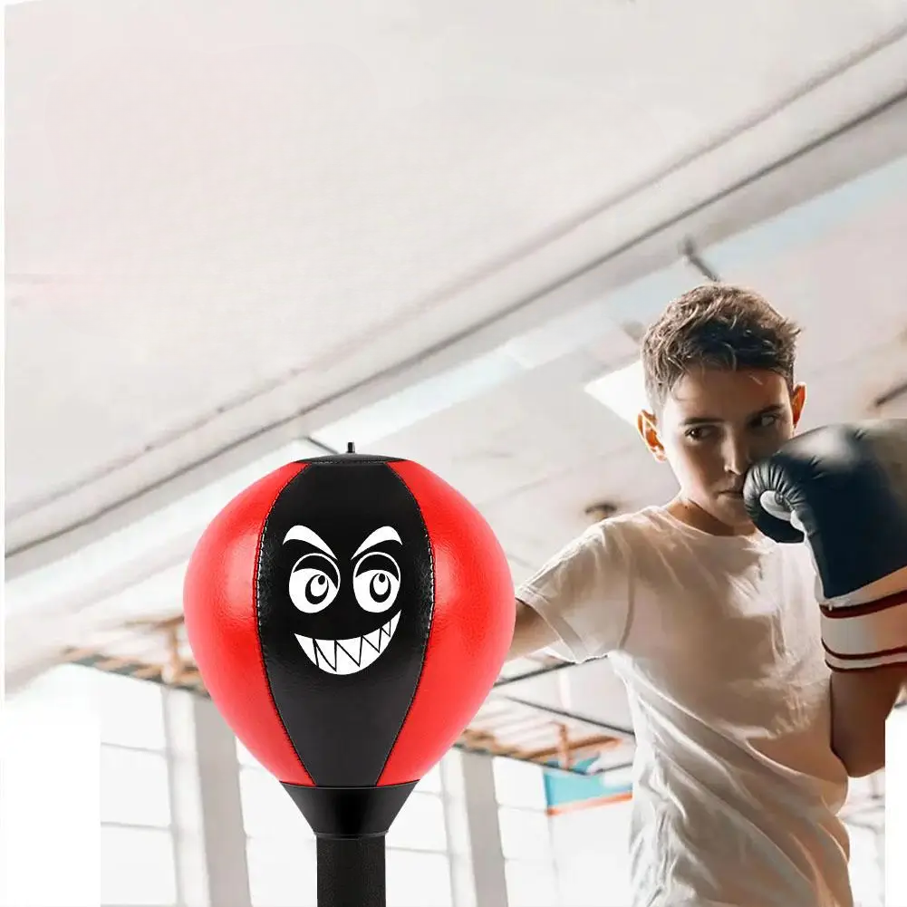 Boxing ball with suction base